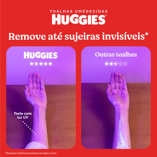 Lenço Umedecido Huggies Hidratação e Nutrição - 48 unidades